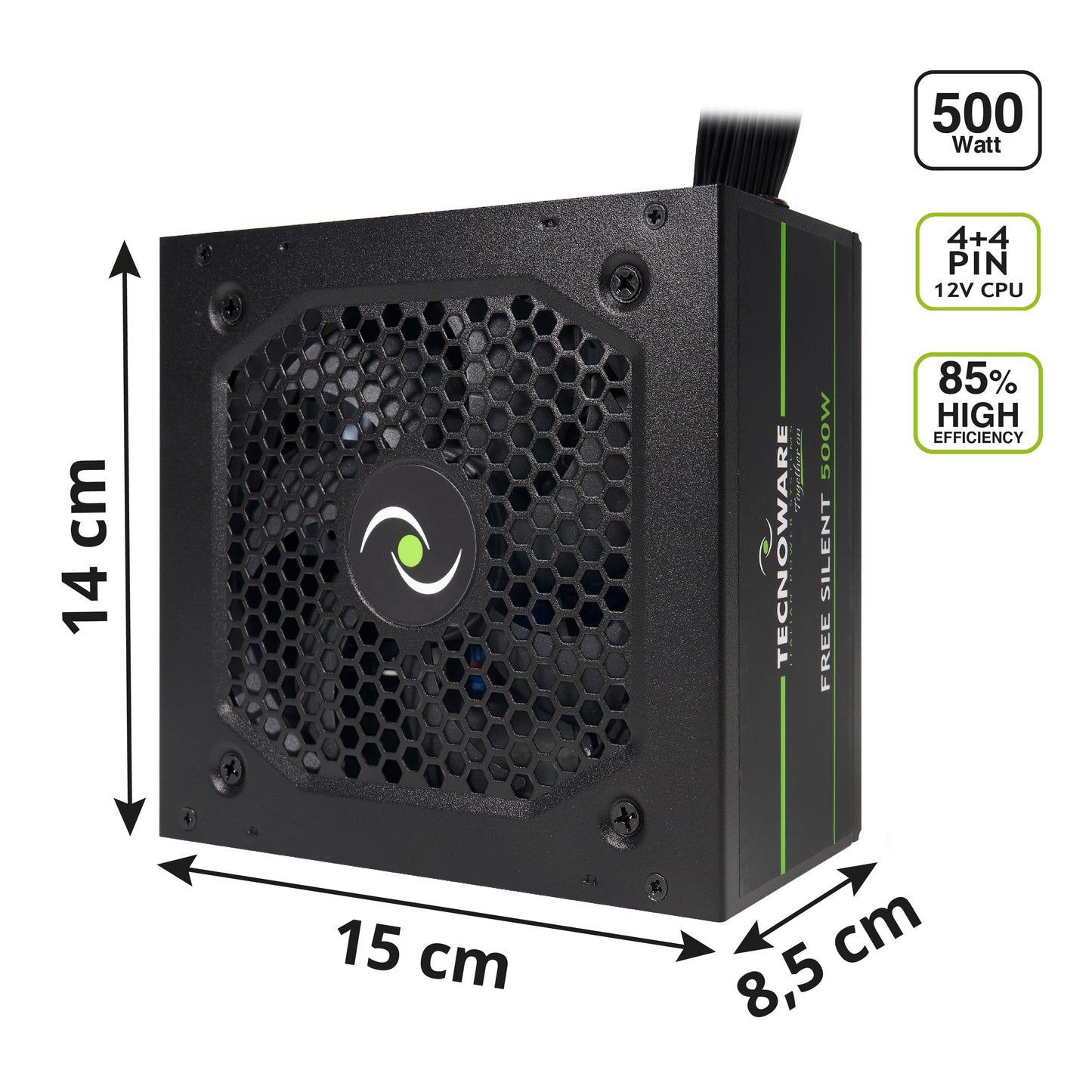 TECNOWARE Alimentatore ATX Free Silent 500