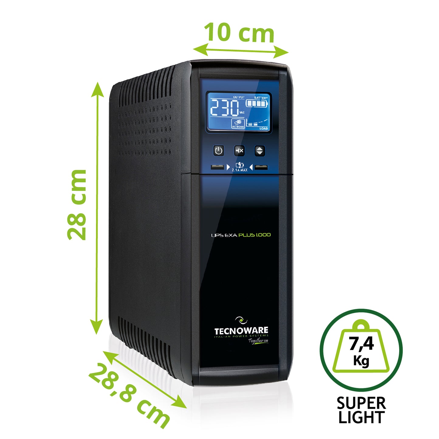 Tecnoware UPS EXA PLUS 1000
