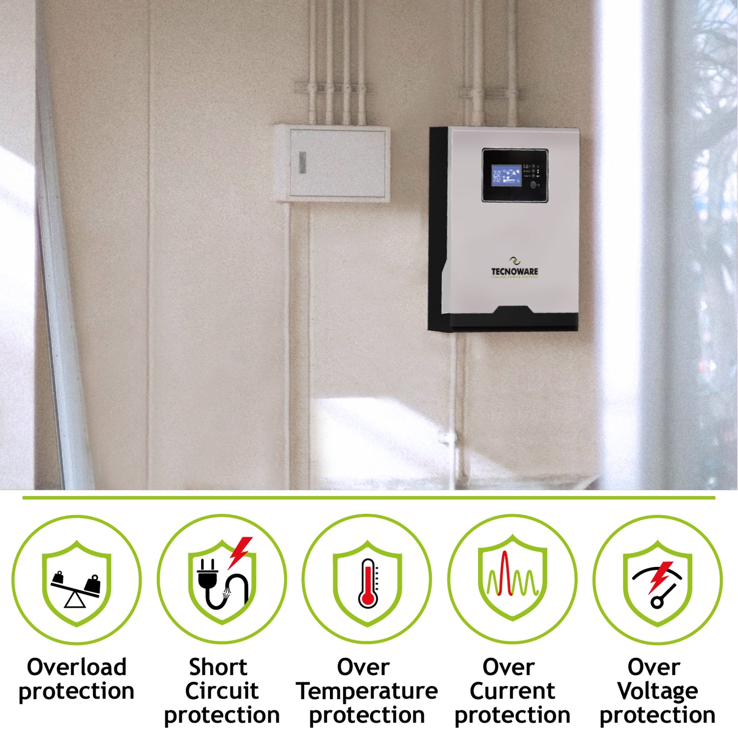 TECNOWARE Inverter ad Energia Solare 1200VA