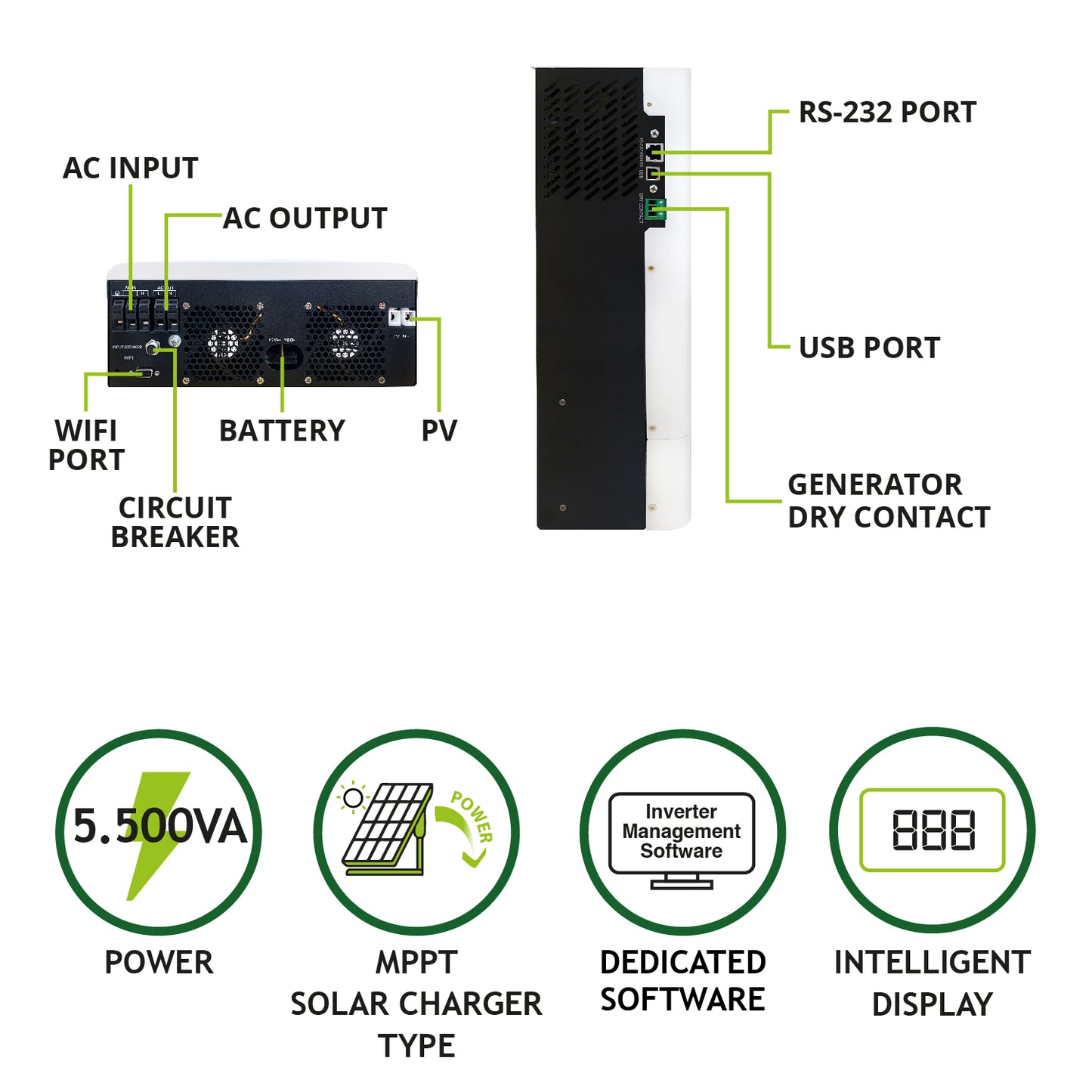 TECNOWARE Inverter ad Energia Solare 5500