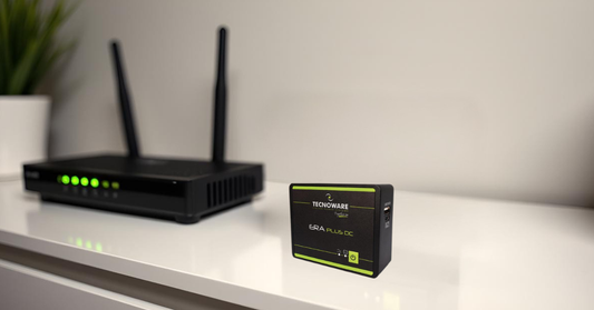 Modem WI-FI protetto da Blackout con i mini UPS DC