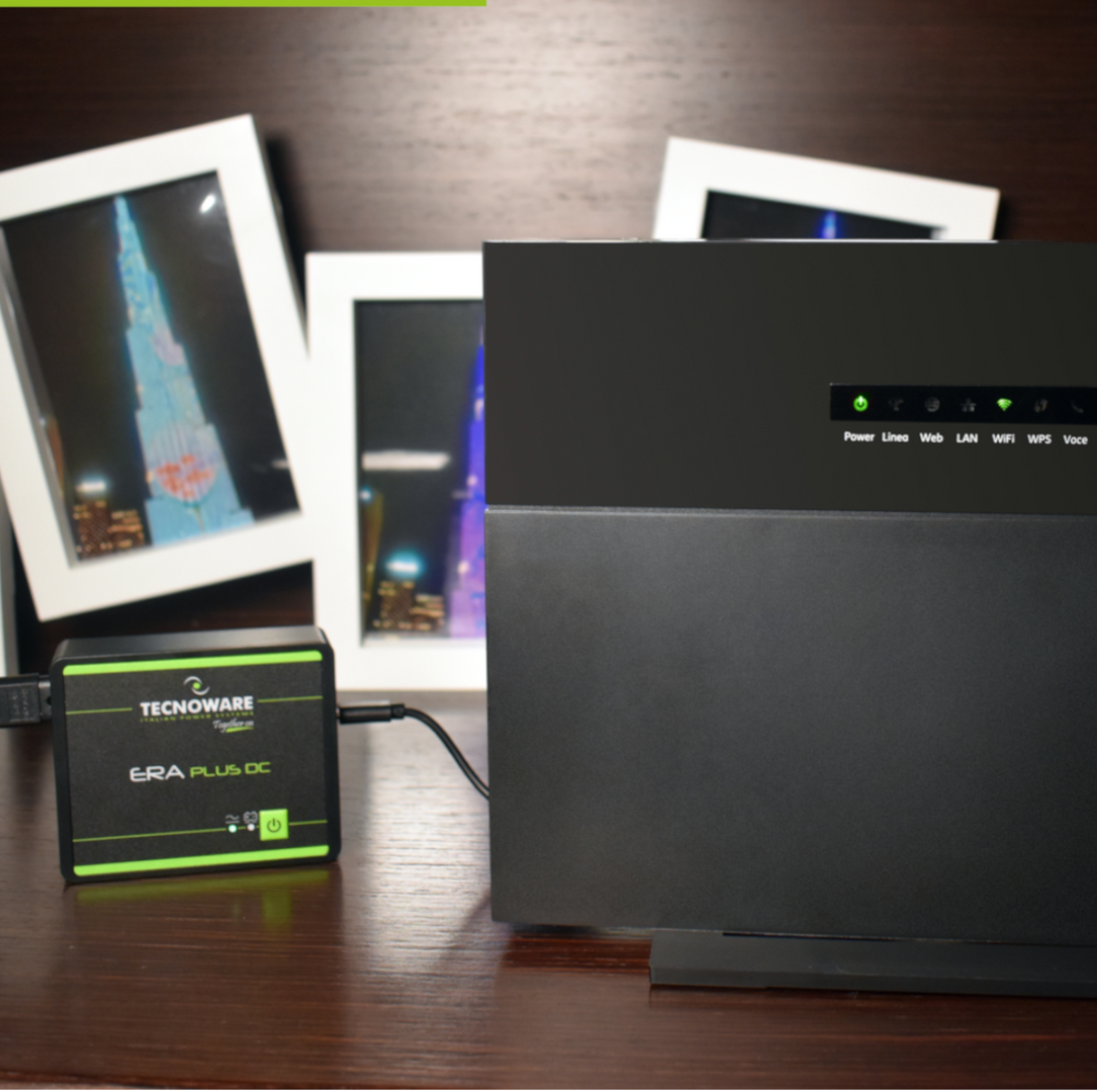 ERA PLUS DC USB: il mini UPS per il Modem WI-FI