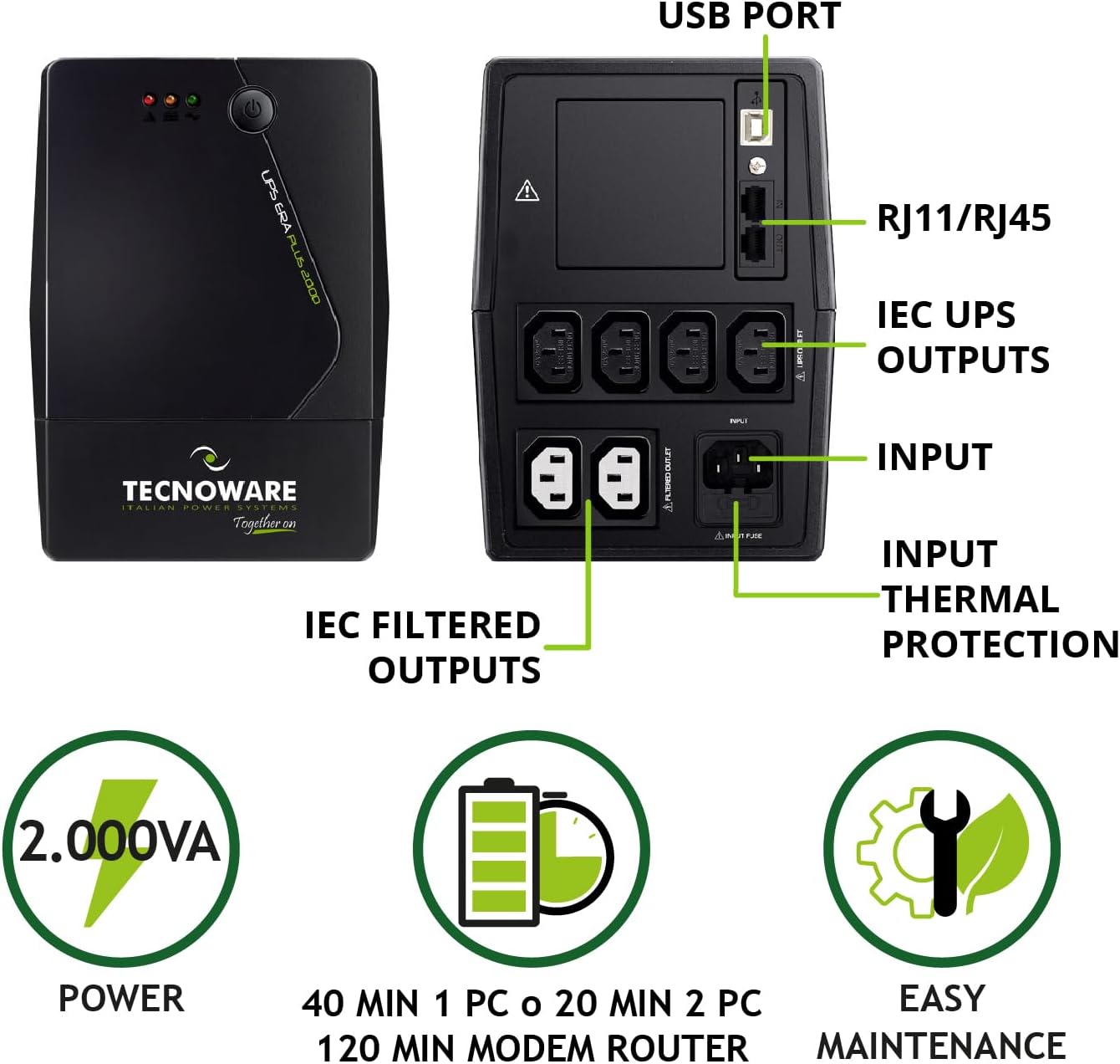 Tecnoware UPS ERA PLUS 2000