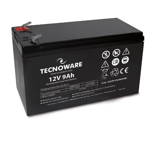 TECNOWARE Batteria Ermetica al Piombo 9Ah