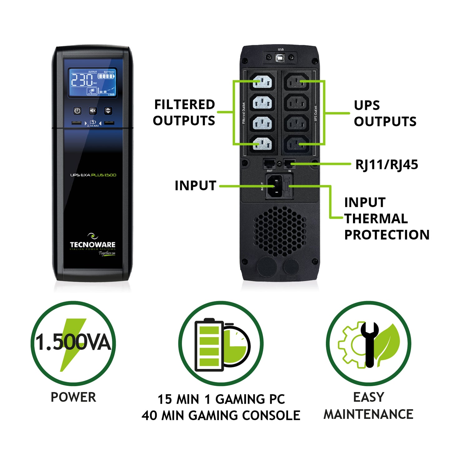Tecnoware UPS EXA PLUS 1500