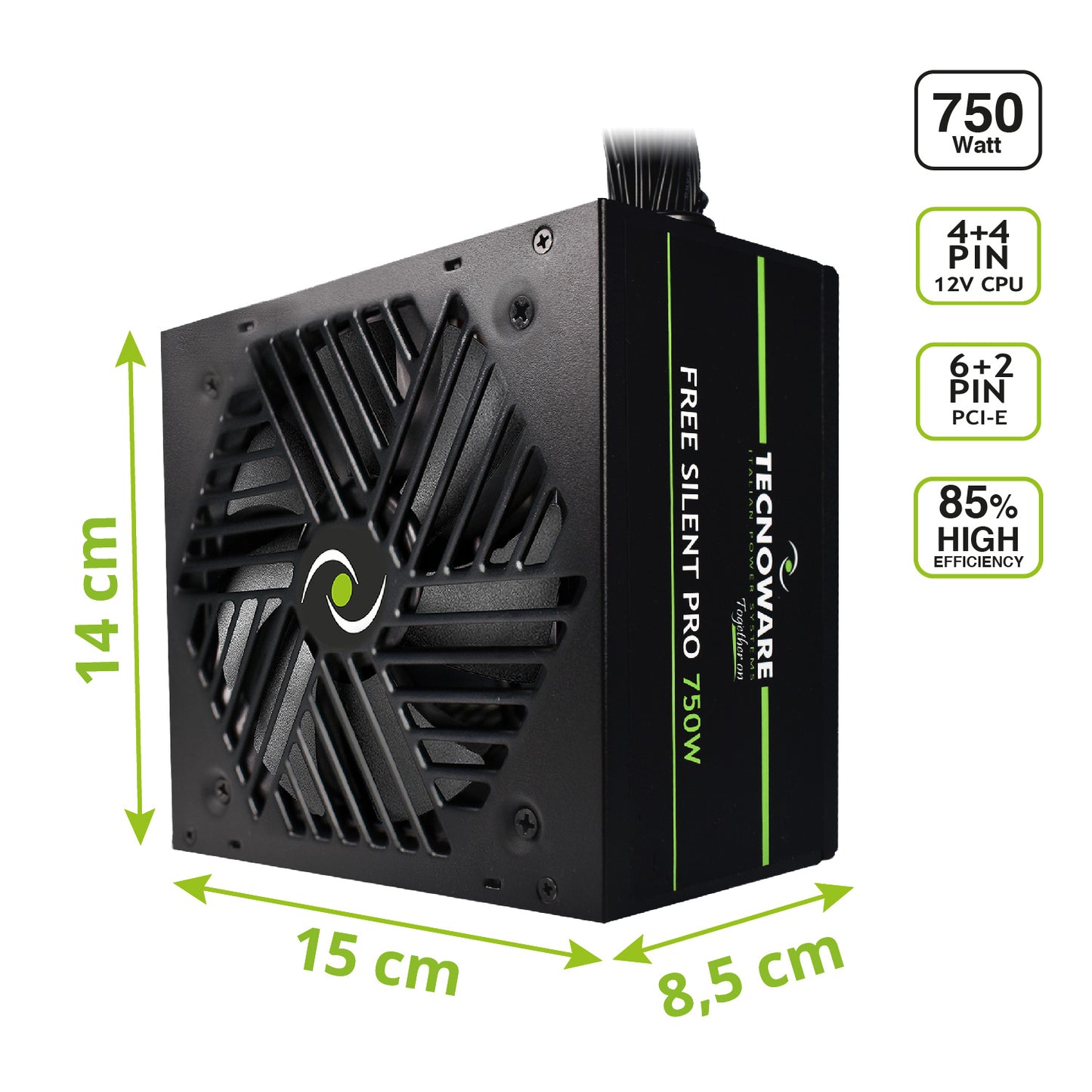 TECNOWARE Alimentatore ATX Free Silent PRO 750