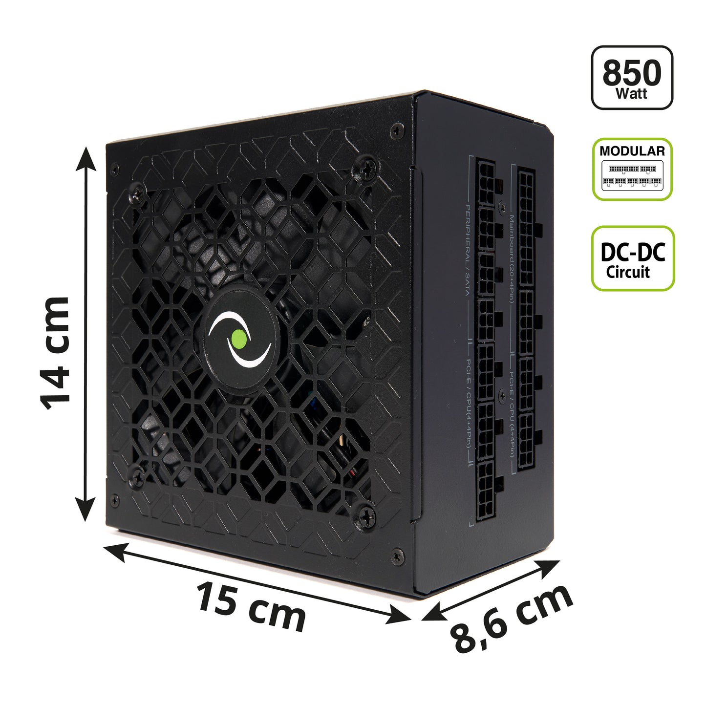 TECNOWARE Alimentatore Typhoon 850W