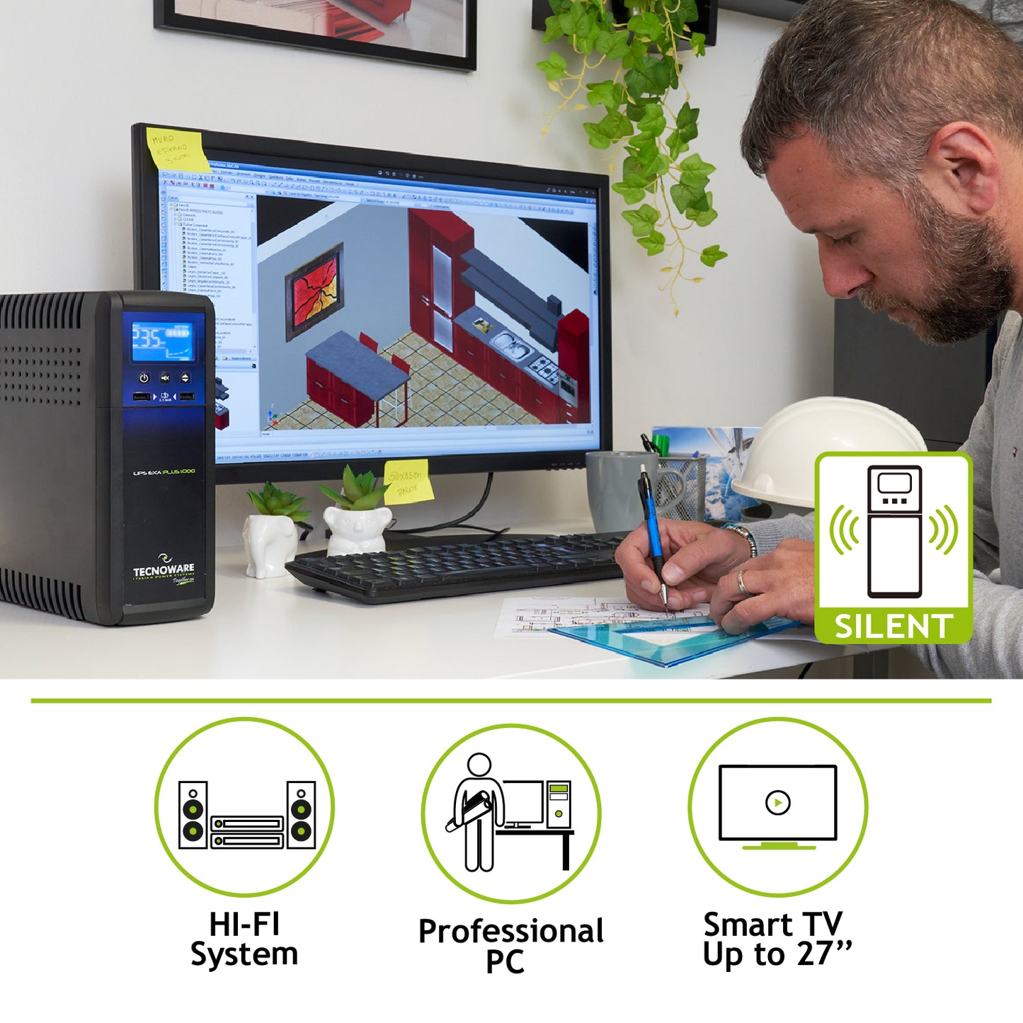 Tecnoware UPS EXA PLUS 1000