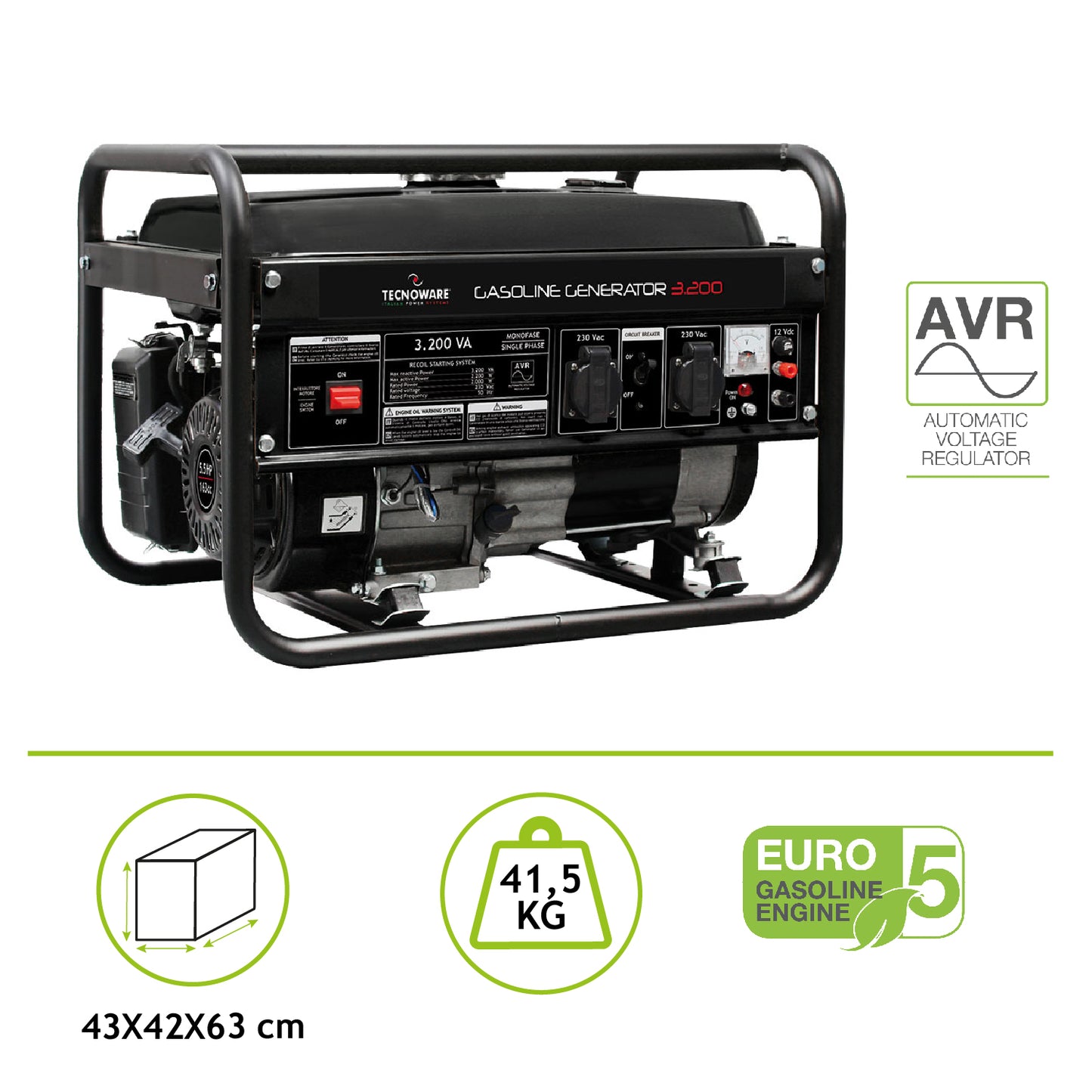 TECNOWARE Generatore di corrente 3200VA